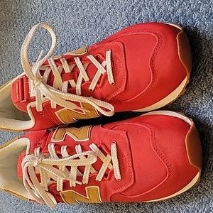 New Balance Mens 574 Casual Sneakers ML574BN2 Team Red/Workwear - Size 14